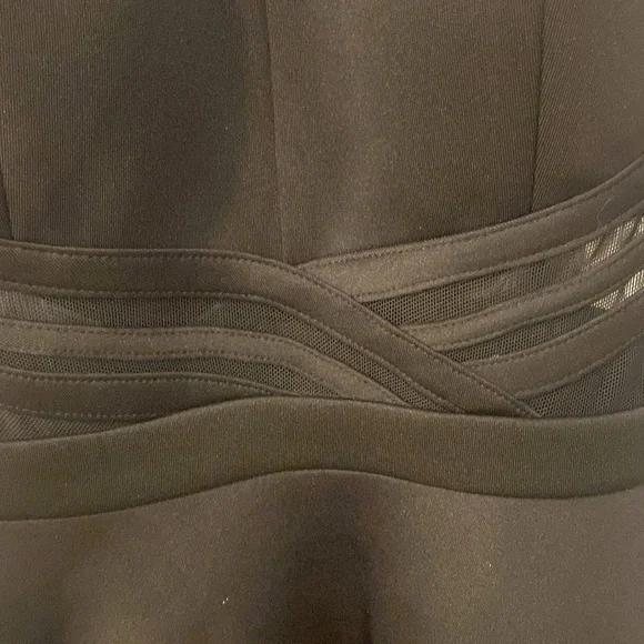 RESERVED Morgan and Company high neck fit and flare dress- 5 - Picture 7 of 14